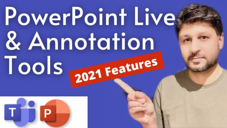 PowerPoint Live Presentations in Teams Meetings with Annotation Tools: MS Teams