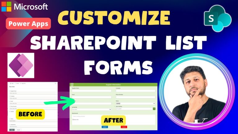 How to Customize SharePoint List Forms Using Power Apps – Beginners Tutorial